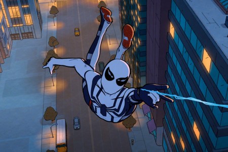 Peter Parker/Spider-Man (Hudson Thames) in Marvel Animation's YOUR FRIENDLY NEIGHBORHOOD SPIDER-MAN, exclusively on Disney+. Photo courtesy of Marvel Animation. © 2024 MARVEL. All Rights Reserved.