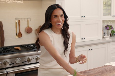 With Love, Meghan. Meghan, Duchess of Sussex in episode 105 of With Love, Meghan. Cr. Courtesy of Netflix © 2024